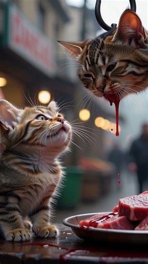 Sad Crying Cat 😿 | Emotional Cat Meowing with Relaxing Rain Sounds for Sleep #cat #kitten #cutecat