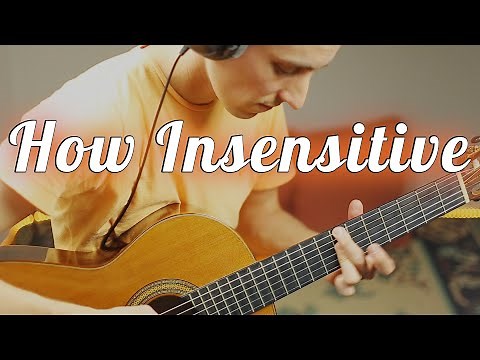 How Insensitive - Guitar Cover - Bossa Nova Chords - Tom Jobim "A Insensatez"