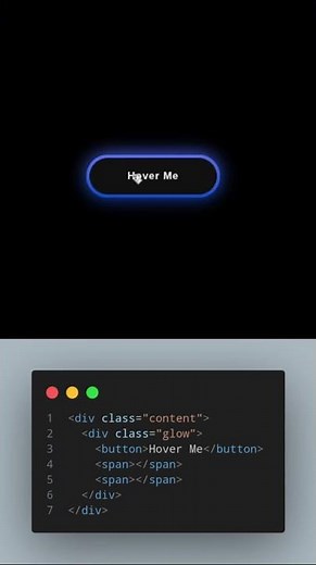 Glowing Button Animation in Html and css how to make beautifull button animation in html