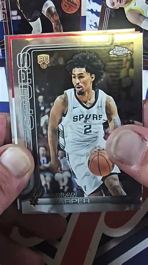 D Harp RC & Jayson Tatum Red, White, & Blue Refractor - 2025/26 Topps Chrome Basketball Value Box