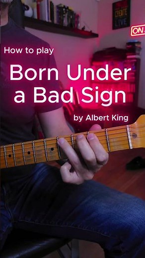 How to play Born Under a Bad Sing by Albert King. #bluesguitarlesson #guitarlesson #guitartutorial