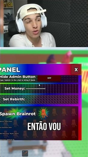 Roblox: Dinheiro Infinito no Jogo com Admin Panel Fácil! #shorts