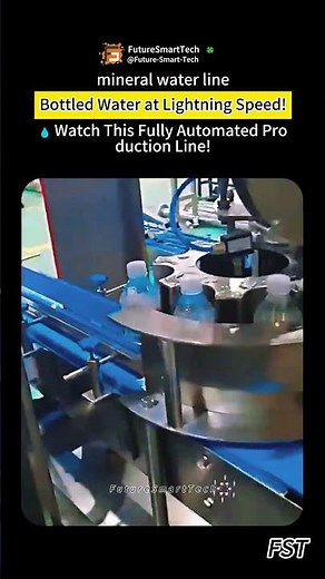 Bottled Water at Lightning Speed! 💧 Watch This Fully Automated Production Line!