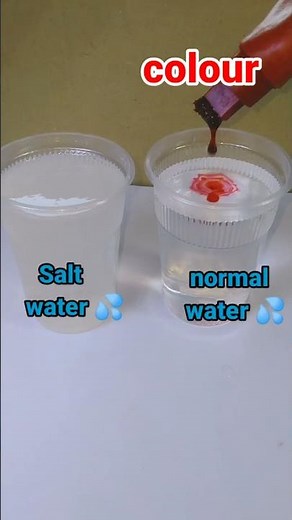 new science experiment with salt and water 💦 do at home very early