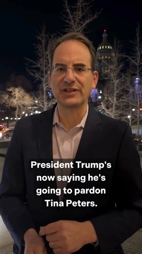 Phil Weiser on Instagram: "Tina Peters is in Colorado state prison because she broke the law and was convicted by a jury of her peers. In Colorado, no one is above the law. I’m not afraid of Donald Trump or his political pressure. I will always stand up for the rule of law and fight for what’s right. #copolitics #philforgovernor"