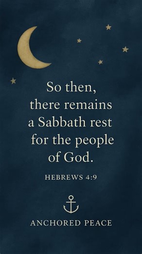 Night Scripture on Rest 🌙 #AnchoredPeace #NightPrayer #SabbathRest #Faith #DailyScripture