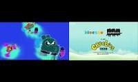 Mix of 2 videos from youtube : The Amazing World Of Gumball theme song in G major