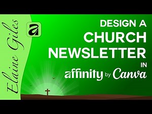 Design a Church Newsletter in Affinity by Canva