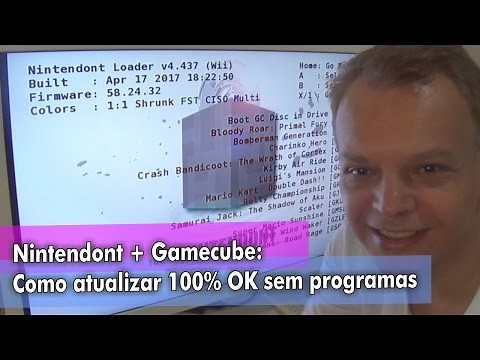 Nintendont + Gamecube Como atualizar 100% OK sem programas.