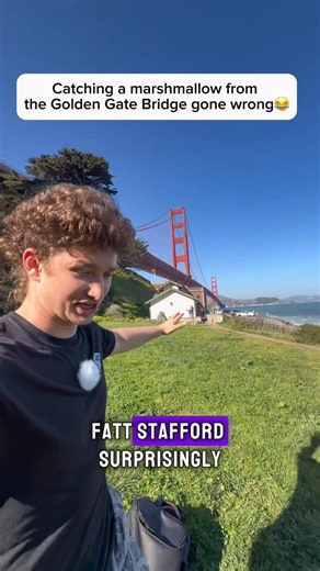 Shayne Boyle on Instagram: "We tried Catching a Marshmallow from the bridge 😂 let the BOYS PLAY!!! #sports #funny #trickshot #football #catch"