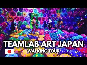 Incredible Interactive Art Walking Tour 4K | teamLAB Forest in Fukuoka Japan