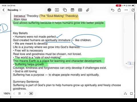 The problem of evil. GCSE RS AQA