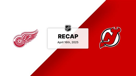 Red Wings 5, Devils 2 | HIGHLIGHTS