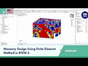 Masonry Design Using Finite Element Method in RFEM 6