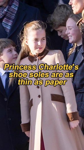 Have you noticed that Princess Charlotte's shoe soles are as thin as paper?#princesscharlotte#royalfamily#usa#fyp#foryou