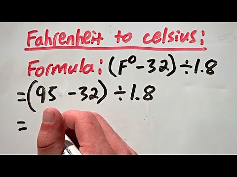Temperature Conversion (Fahrenheit to Celsius) | How to Convert Fahrenheit to Celsius