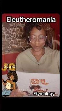 Eleutheromania pronunciation, definition, example sentence,& etymology #vocabulary #languagelearning