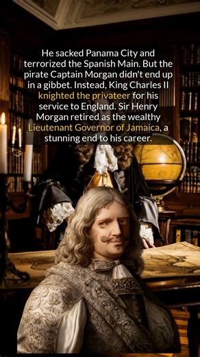 38K views · 462 reactions | The real Captain Morgan went from notorious privateer to knighted governor. | The History Page | Facebook