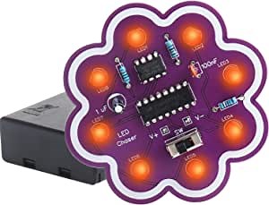 Learn to Solder Kits for Beginners - Flower Blink LED Soldering Kit | DIY Electronics Projects Practice for Adults & Kids STEM Classes & Events