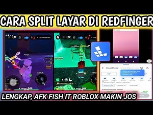 Cara Split Layar Di Redfinger || Cara Multi Layar Di Redfinger
