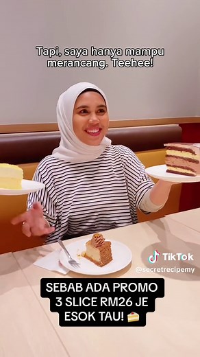 3 Slice RM26 Je Tau! Grab Secret Recipe Esok!