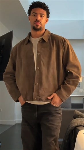 Get ready with Quentin Grimes. All about dark wash denim and casual layers. | Calvin Klein