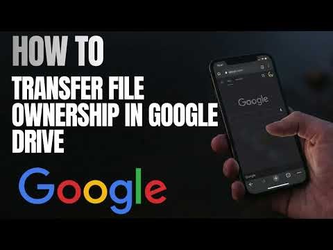 How to Transfer File Ownership in Google Drive