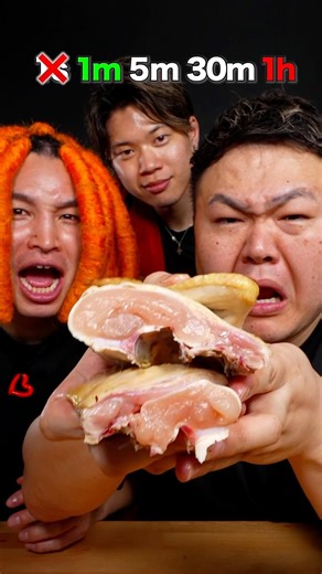 This Was a Mistake… Chicken: 1 Second vs 1 Hour 😨