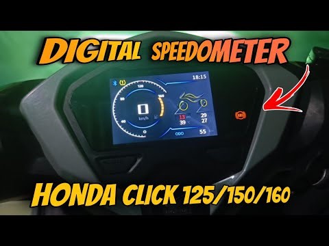 HONDA CLICK 125/150/160 DIGITAL SPEEDOMETER with Bluetooth & Music Player - UNBOXING & FULL REVIEW 🔥