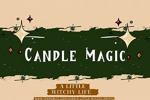 Candle Magic Spell Book: Wicca Witchcraft Grimoire (PDF Download) - Etsy
