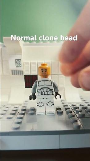 How to make a Lego clone commando #starwars #lego #legostarwars #clonecommando #republiccommando ￼