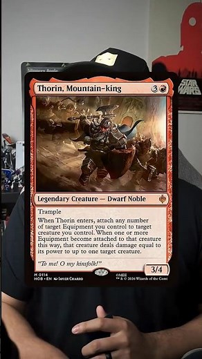 Thorin, Mountain-king Breaks This Deck - Godo Infinite! | Magic: The Gathering | #mtg #shorts #combo