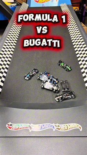 Formula 1 vs Bugatti: Diecast Car Race Showdown