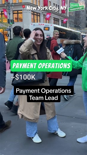 How much does a #PaymentOperations #TeamLead make?📍New York City, NY #salarytransparentstreet #salarytransparency #paytransparency