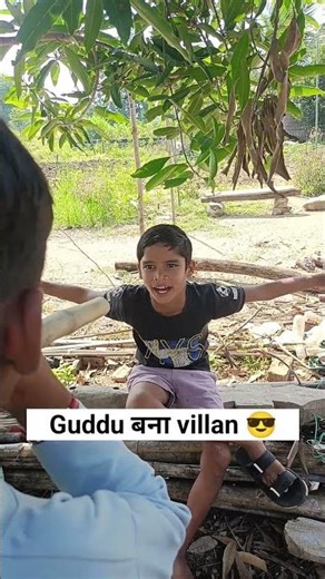 Guddu बना villan 😎 l comedy short video l Akhil kohapare..