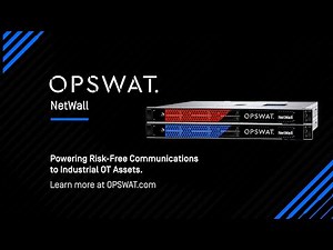 OPSWAT MetaDefender NetWall | Secure Gateway Solutions for Critical Infrastructure