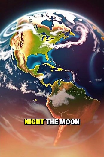 Animation of the earth, the moon and the sun