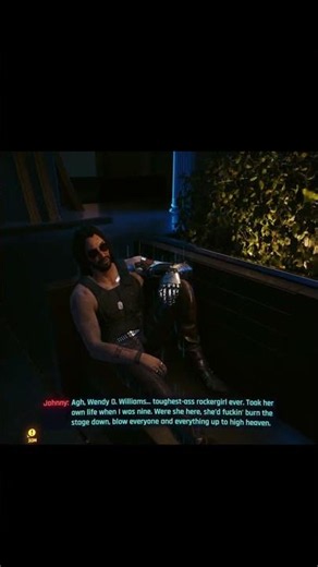 Johnny silverhand talks about wendy o williams #gaming #ps5 #cyberpunk2077 #cyberpunk #shorts