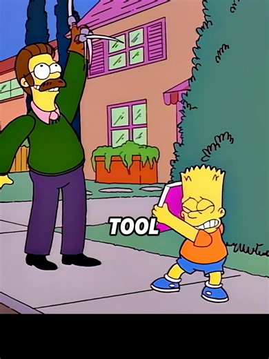 Today Bart received a death threat letter.#fyp #fypシ #thesimpsons #cartoon #usa