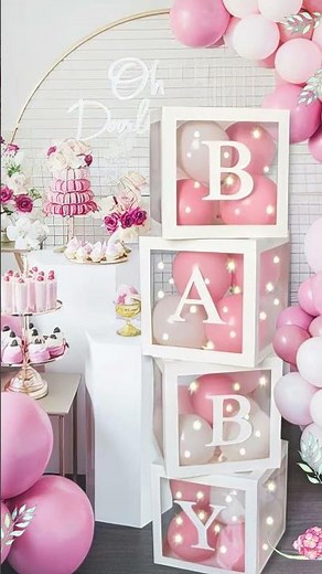 ✨ En 60 Segundos: Inspiración para Decorar tu Baby Shower