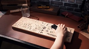 ROKR 3D Puzzles for Adults, Wooden 3D Puzzle Model AK47 Rubber Bands Shooter Building Kits, DIY Wood Crafts Cool Toy Hobbies for Men Women, Creative Assembly Gifts