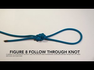 Climbing Knots: How to Tie a Figure 8 Follow Through / Tie in Knot (Animated Tutorial)