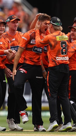 KFC Big Bash League on Instagram: "Pure emotion 🙌 Here’s how the @scorchersbbl and their fans reacted to Steve Smith’s wicket! #BBL15"
