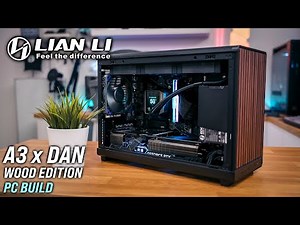 AWESOME Lian Li A3 Wood Edition PC Build Timelapse