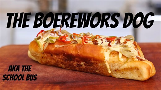 How to make a Hot Dog. The Boerewors Dog