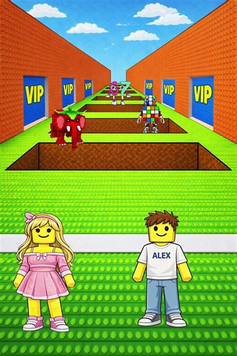 Escape Tsunami Roblox (Alex) | 2D Animation