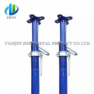 [Hot Item] High Strength Single Hydraulic Italian Scaffolding Jack Post Acro Acrow Prop Price with Strongboys Reinforcement