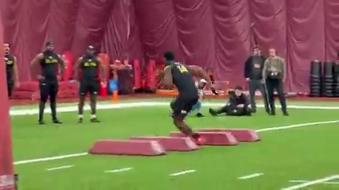 Joshua Weru’s explosive numbers are jaw-dropping. His RAS score would have been top five among edge rushers at this year’s NFL combine