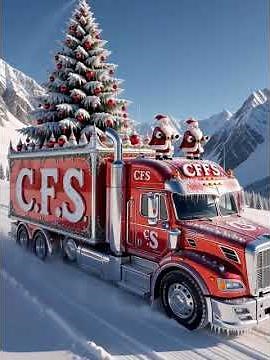 Global logistics built for the Christmas peak! #freight #logistics #supplychain #trucking #cargo