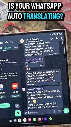 How to turn off WhatsApp AUTO-TRANSLATE (Samsung Galaxy devices)